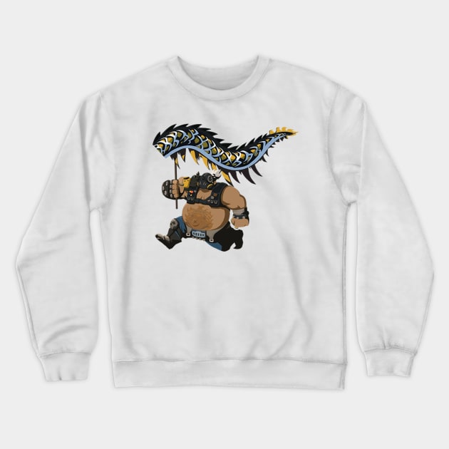 Roadhog Dragon Dance Crewneck Sweatshirt by Genessis